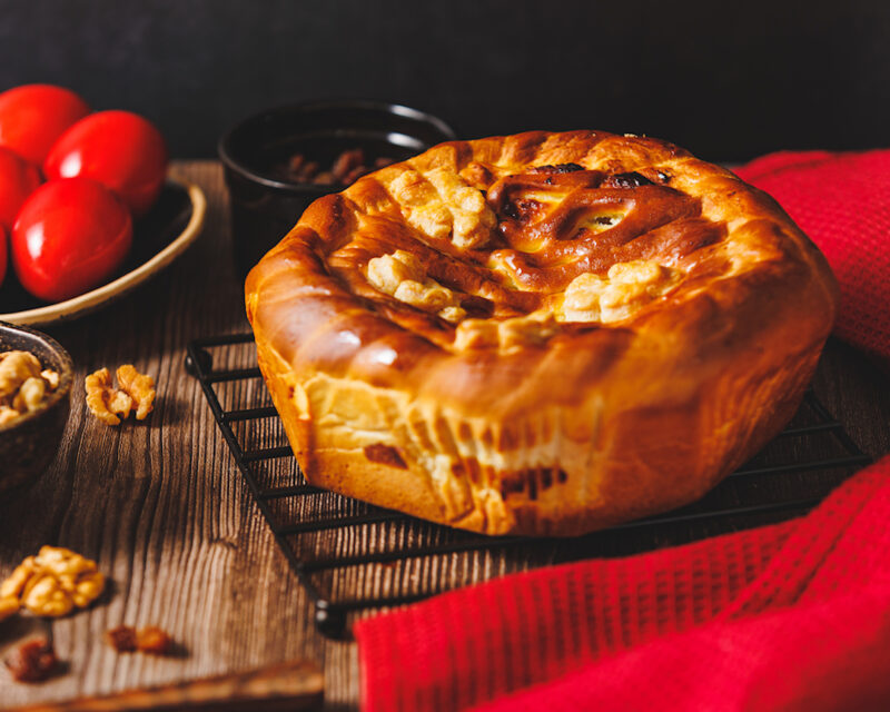 Pasca cu branza Cofetariile Delice Campina, Ploiesti, Busteni